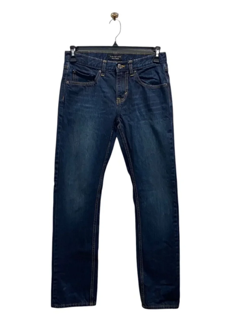 Banana Republic Mens Vintage Straight Leg Jeans Blue Size 30x32 Minimalist Denim